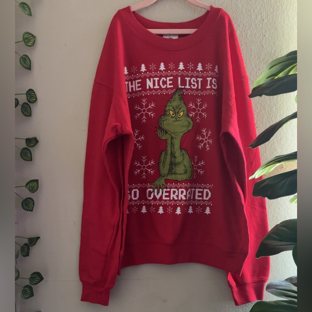 The grinch sweater